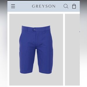Greyson navy blue golf shorts